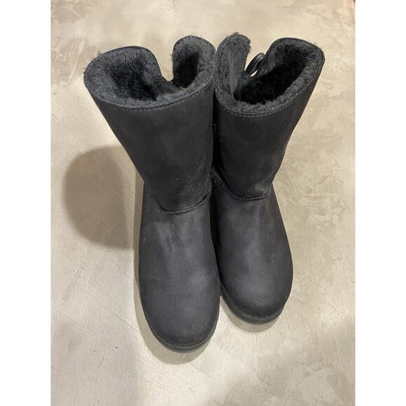 Skechers Keepsakes Black Synthetic Winter Boots Womens Size 8 EUR 38 - Picture 3 of 7